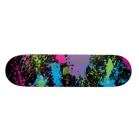 Skateboard 20,6 Cm Peignez l'éclaboussure