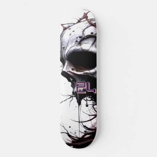 Skateboard 24 Hard Lines | Deck Deathmask – La Reconstruction (Recto)