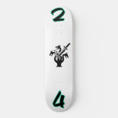 Skateboard “24 Hard Lines” Hydra Deck – Conquer the Chaos Edi (Recto)