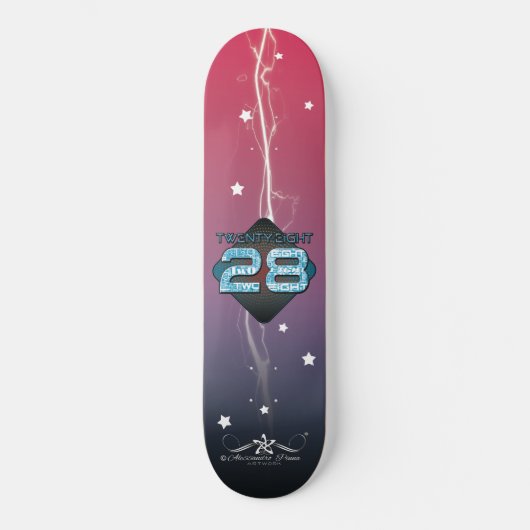 Skateboard 28 Vingt-huit (Recto)