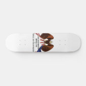 Skateboard 2e amendement Oreiller (Horz)