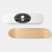 Skateboard 2e amendement Oreiller (Horz)