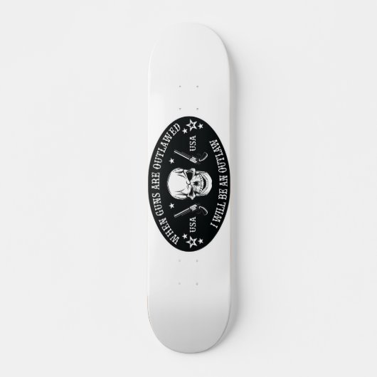 Skateboard 2e amendement Oreiller (Devant)