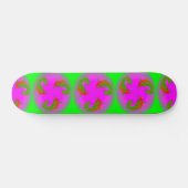 Skateboard 3 Poissons chanceux (Horz)