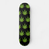 Skateboard 420WeedArmy 7 7/8" noir (Recto)