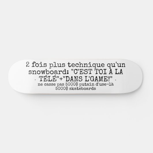 SKATEBOARD 5000$ (Horz)