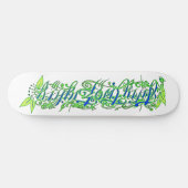 Skateboard 5280 script in green and blue (Horz)