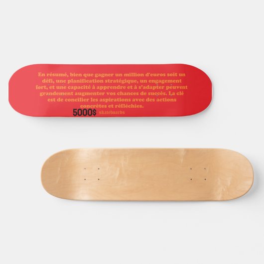 SKATEBOARD 5 000 $ (Horz)