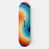 Skateboard 70s Double Wave (Recto)