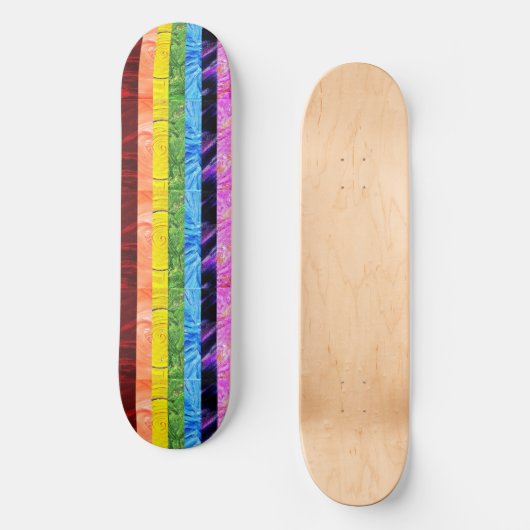 Skateboard 7 chakras (Recto)