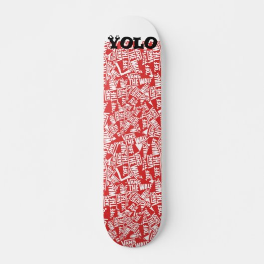 Skateboard, 7¾" Deck Vans Yolo Skateboard (Voorkant)