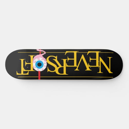 Skateboard 8.5 Style de dessin Neversoft logo Deck (Horz)