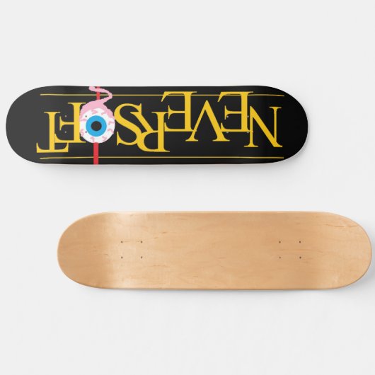 Skateboard 8.5 Style de dessin Neversoft logo Deck (Horz)