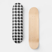 Skateboard 8 Bit Pixel Houndstooth Check Pattern (Recto)