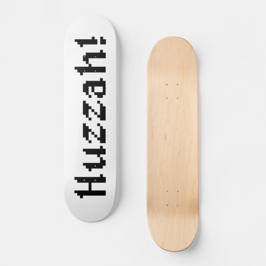 Skateboard 8 Bits Huzzah ! (Recto)