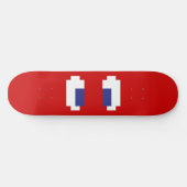 Skateboard 8 bits Pixel Manga Eyes (Horz)