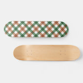 Skateboard à damiers motif (Horz)