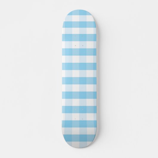 Skateboard à damiers motif (Devant)