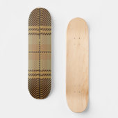Skateboard à damiers motif (Recto)