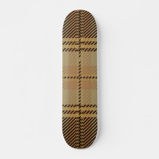 Skateboard à damiers motif (Devant)