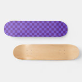 Skateboard À damiers violet (Horz)