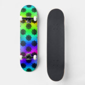 Skateboard à damiers Wheels par Kenneth Yoncich (Recto)