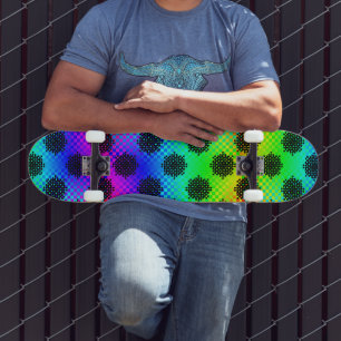 Skateboard à damiers Wheels par Kenneth Yoncich