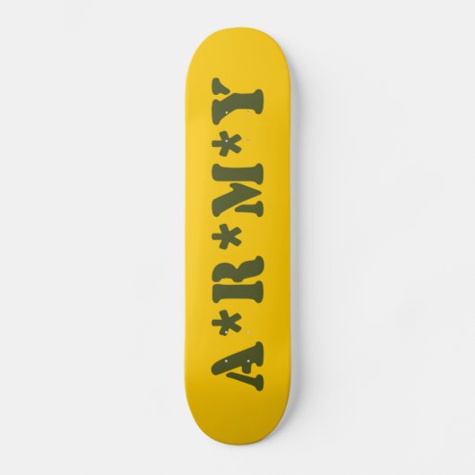 SKATEBOARD A*R*M*Y (Recto)