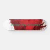 Skateboard À travers l'univers (Horz)
