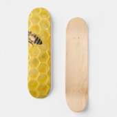 Skateboard abeille et nid d'abeille (Recto)