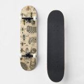Skateboard Abeille Insecte Bug Wasp Nature Peinture des abeil (Recto)