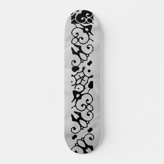 Skateboard Abigail White Wave (Devant)