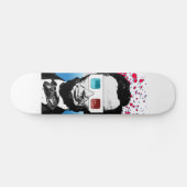 Skateboard Abraham Lincoln - 3D (Horz)