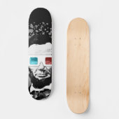 Skateboard Abraham Lincoln - 3D (Recto)