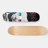 Skateboard Abraham Lincoln - 3D (Horz)