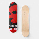 Skateboard Abraham Lincoln Spoiler Alerte rouge (Recto)