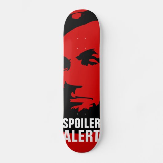 Skateboard Abraham Lincoln Spoiler Alerte rouge (Recto)