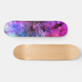 Skateboard Abrégé sur pourpre fabuleux aquarelle (Horz)