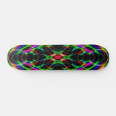 Skateboard Abrégé sur psychédélique lumière laser au néon (Horz)