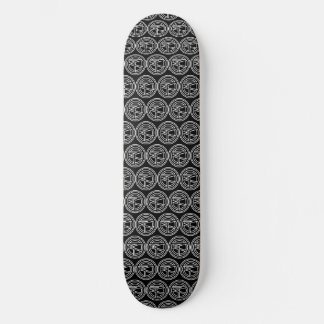 Skateboard Absolüt Nürv noir et blanc