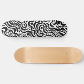 Skateboard Abstract 041211v1 - Black on white (Horz)