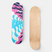 Skateboard Abstract Dream Wave – Vibrant Surreal Flow (Recto)