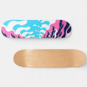 Skateboard Abstract Dream Wave – Vibrant Surreal Flow (Horz)
