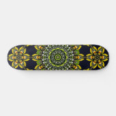 Skateboard Abstract Geometric Mandala Art Design (Horz)