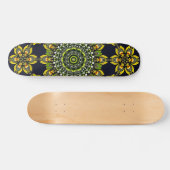 Skateboard Abstract Geometric Mandala Art Design (Horz)