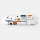 Skateboard Abstract Geometric Modern Minimalist Lines (Horz)
