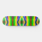 Skateboard Abstract Geometrical Lime Green Triangle Eye (Horz)