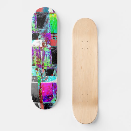 Skateboard – Abstract Grid (Recto)