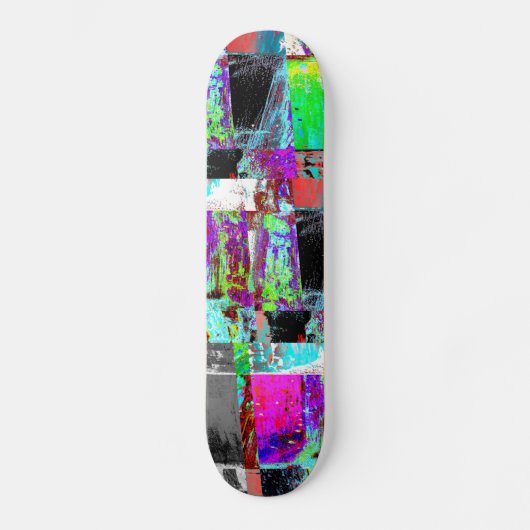 Skateboard – Abstract Grid (Recto)