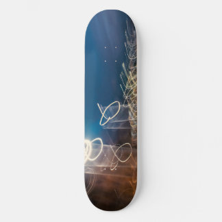 Skateboard Abstract Intentional Camera Movement Night Light T